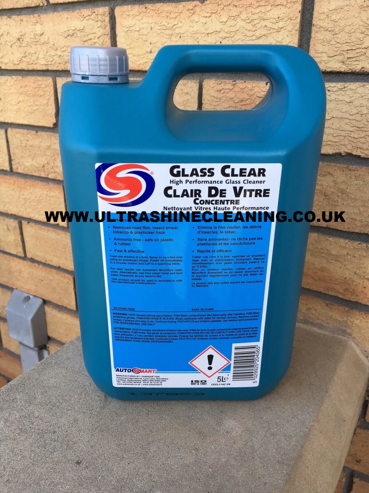 AUTOSMART GLASSCLEAR 5ltr - Ultrashine Cleaning Supplies